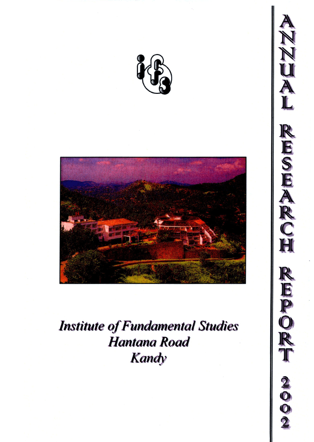 Annual Research Review Report 2002
