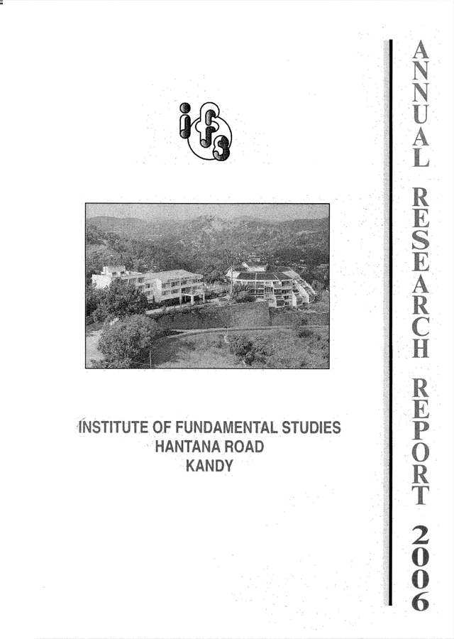 Annual Research Review Report 2006