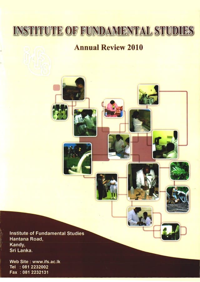 Annual Research Review Report 2010