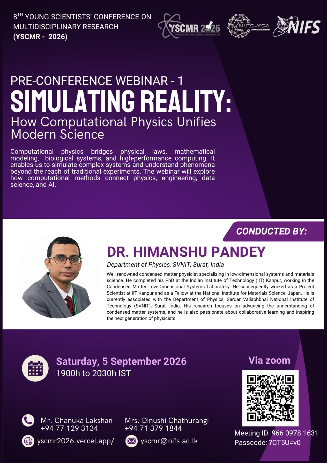 Webinar - Simulating Reality: How Computational Physics Unifies Modern Science